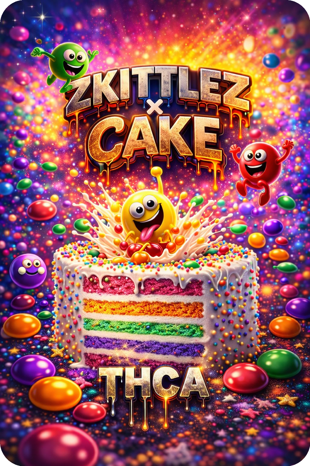 Fleur THCA Premium AAAA+  Zkittlez X Cake