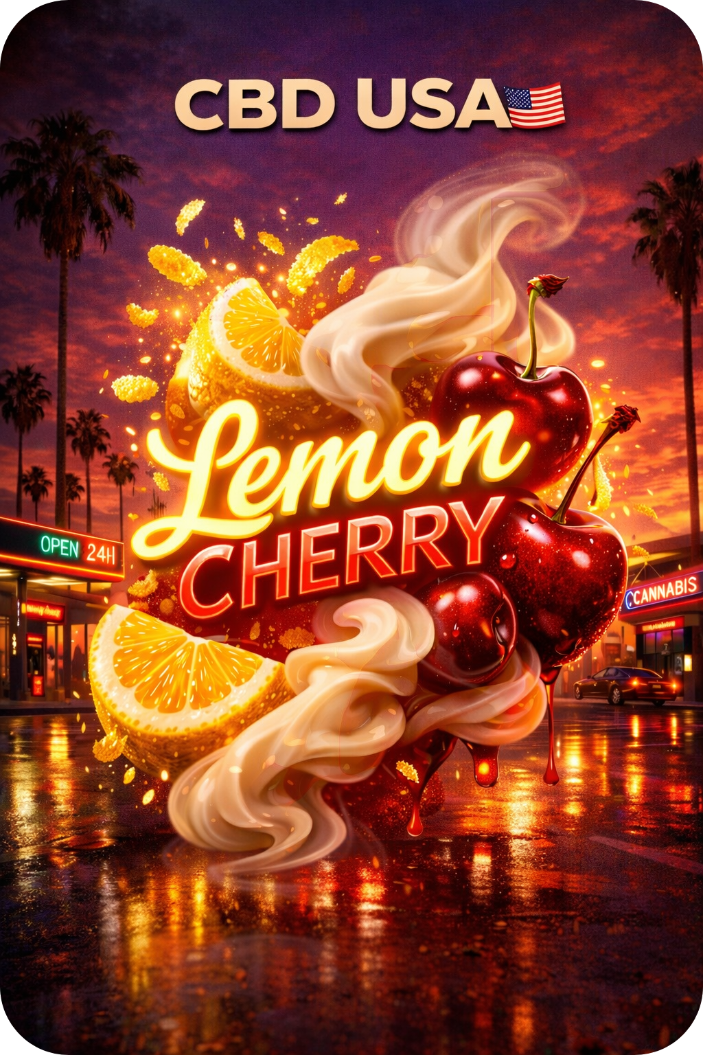 LEMON CHERRY GELATO CBD PREMIUM CALIFORNIE