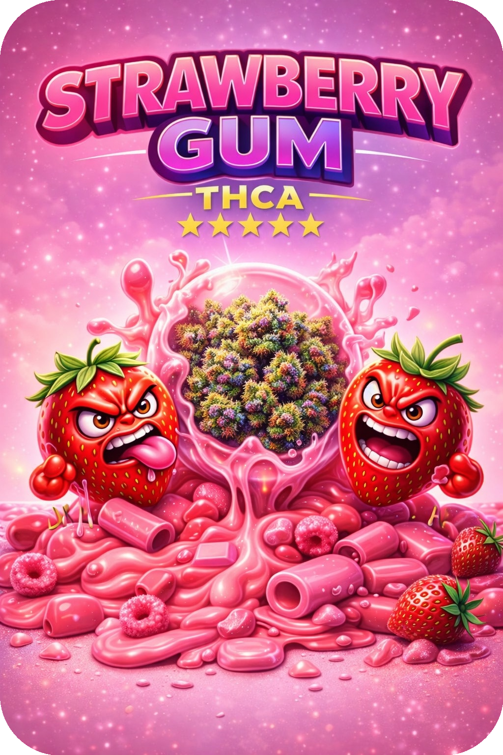 STRAWBERRY GUM THCA PREMIUM AAAA+