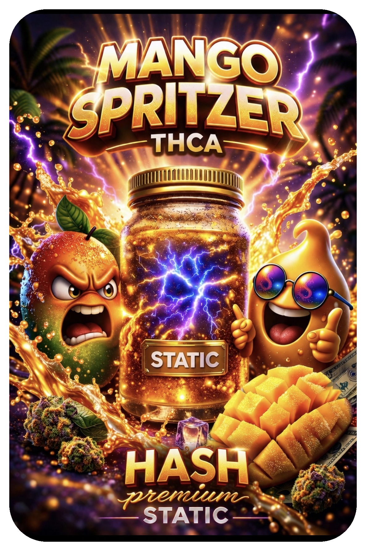 HASH PREMIUM THCA AAAA+ - MANGO SPRITZER