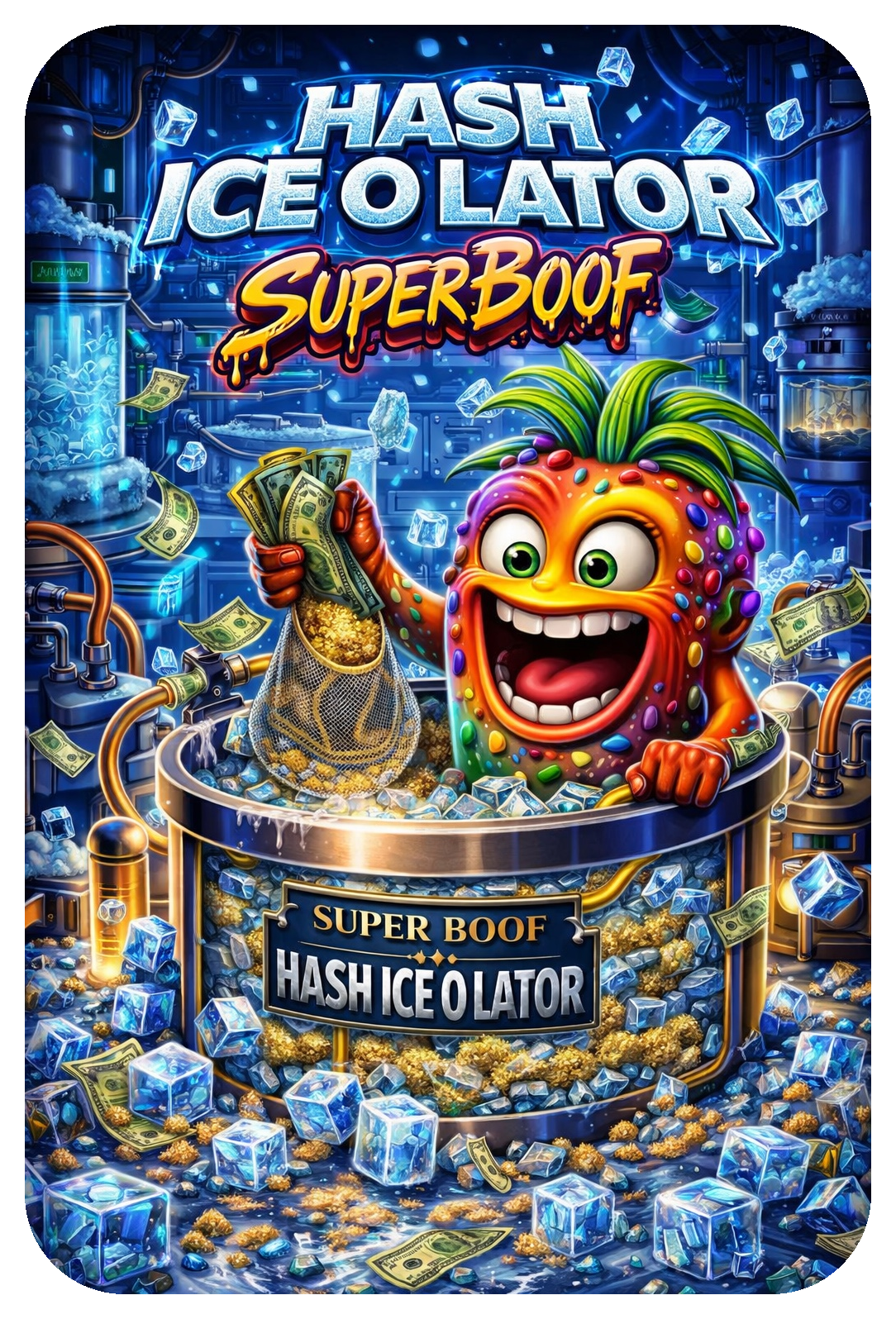 HASH PREMIUM  ICE O LATOR THCA SUPER BOOF