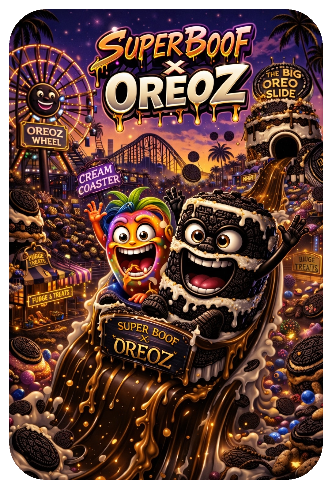 SUPER BOOF X OREOZ FLEURS THCA PREMIUM AAAA+