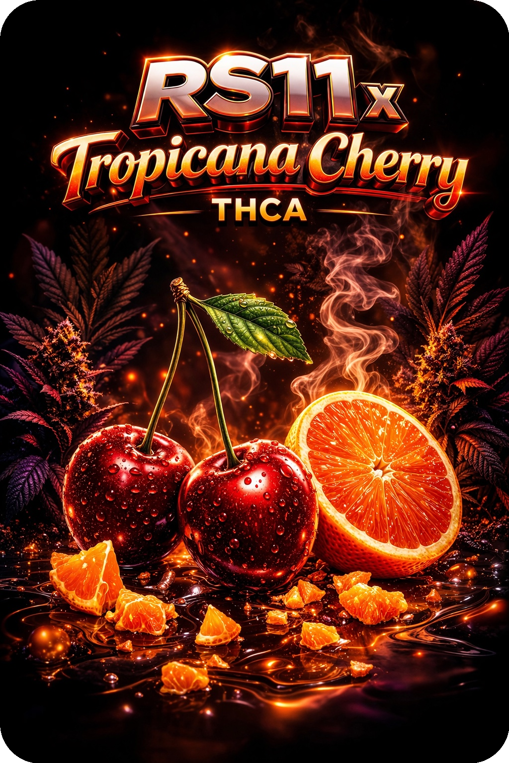 RS11 X TROPICANA CHERRY FLEURS THCA PREMIUM AAAA+