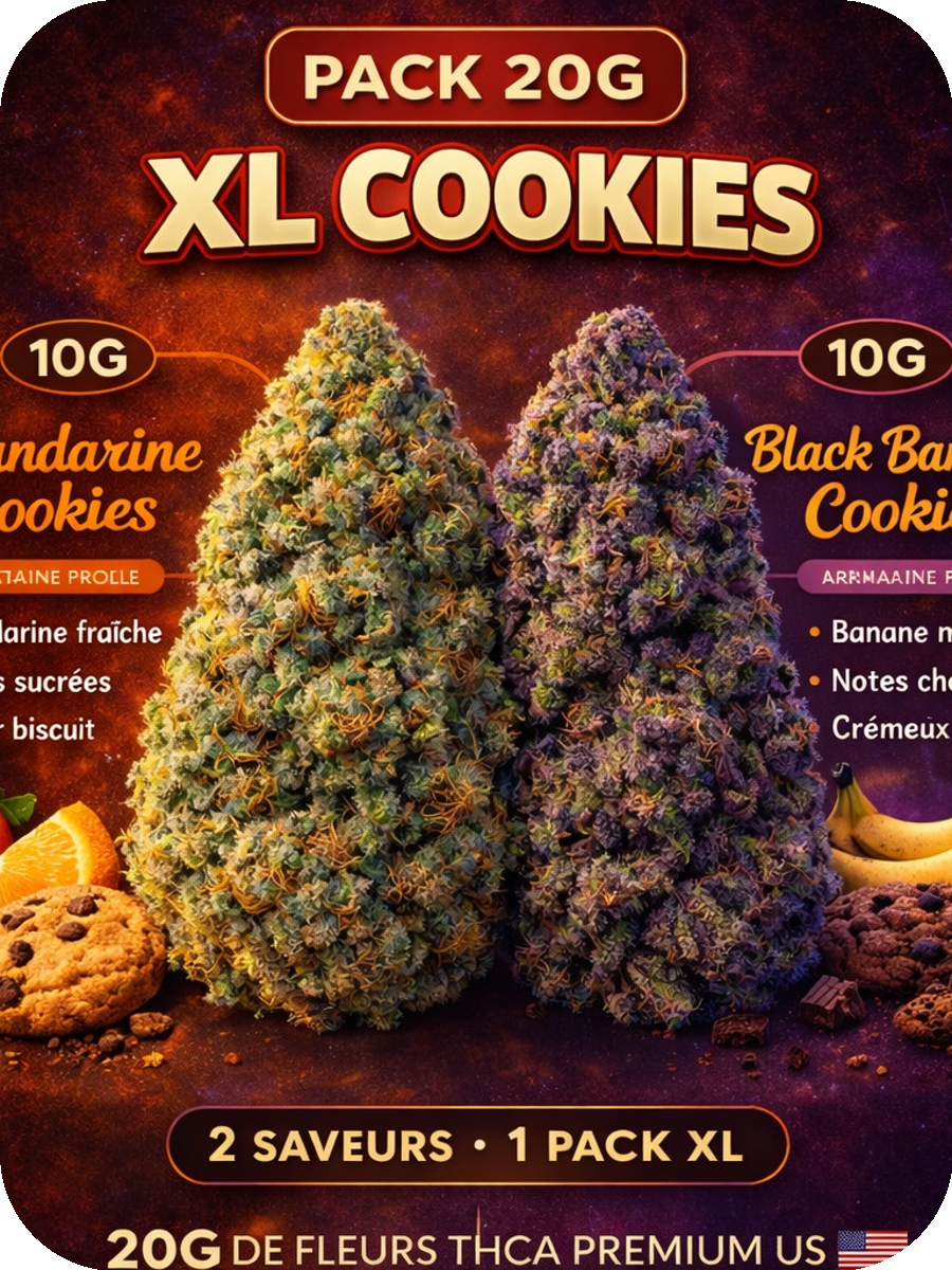 PACK 20G XL COOKIES FLEURS THCA PREMIUM AAAA+