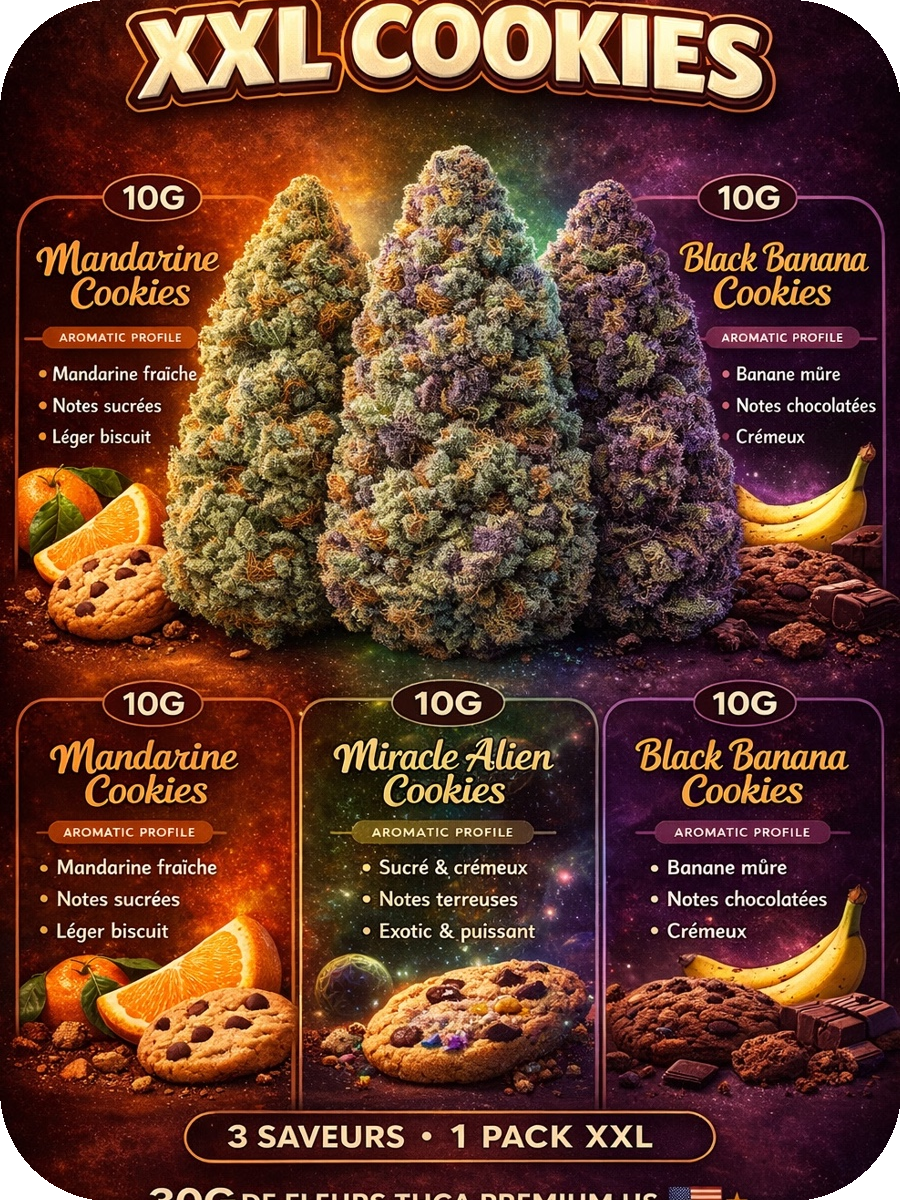 PACK XXL 30G COOKIES FLEURS THCA PREMIUM AAAA+