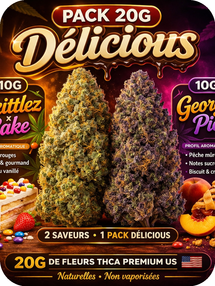 PACK 20G DELICIOUS PREMIUM THCA AAAA+