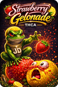 STRAWBERRY X GELONADE THCA SMALL BUD – PREMIUM AAAA+