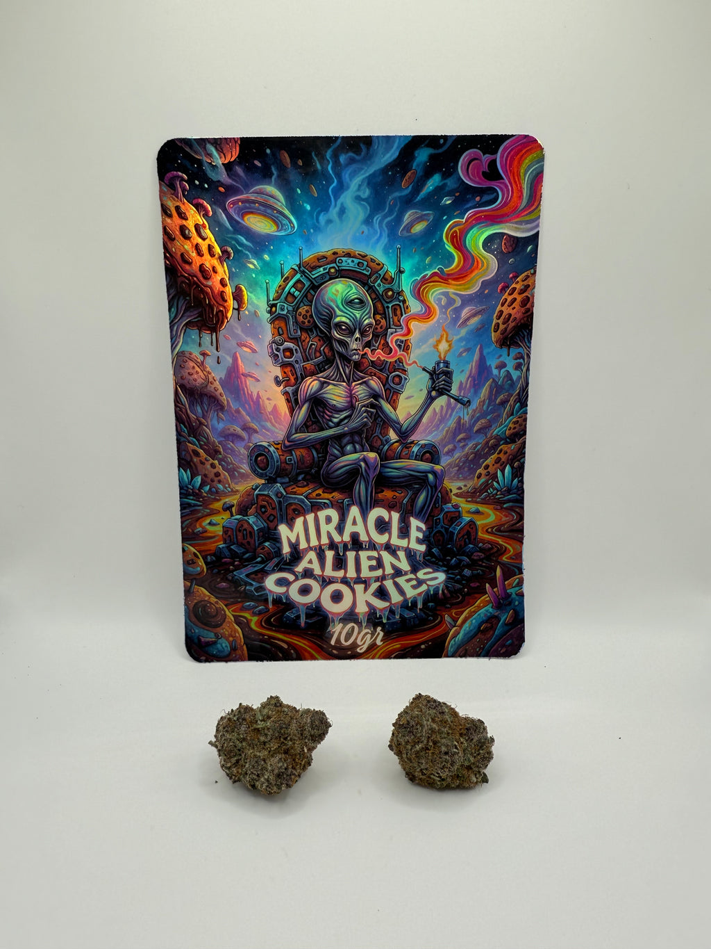 THCA PREMIUM MIRACLE ALIEN COOKIES AAAA+ SMALL BUD