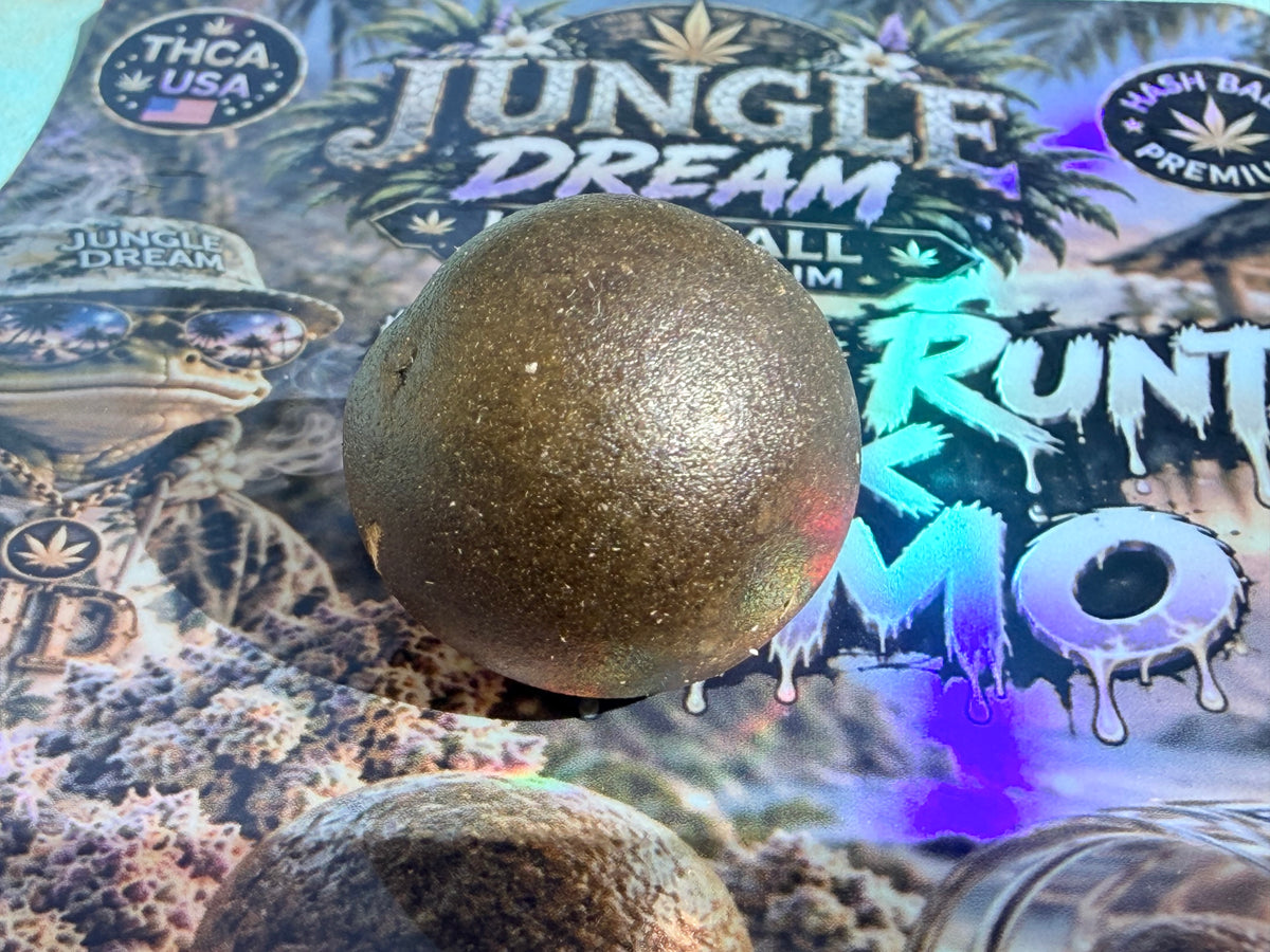 HASH BALL WHITE RUNTZ × GMO – THCA PREMIUM AAAA+