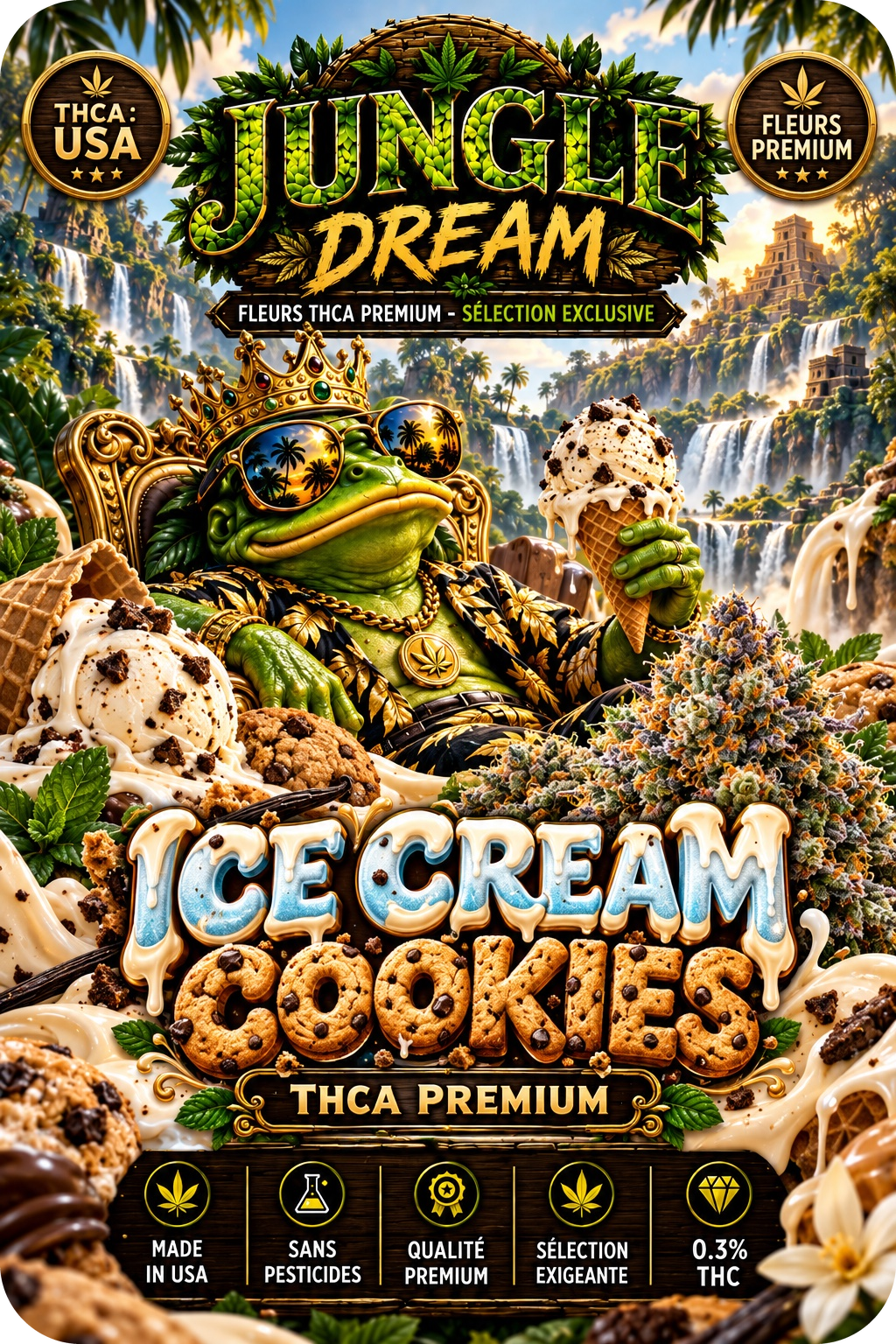 Ice Cream Cookies THCA Premium AAAA+