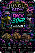 PACK 30G GELATO – FLEURS & HASH THCA PREMIUM AAAA