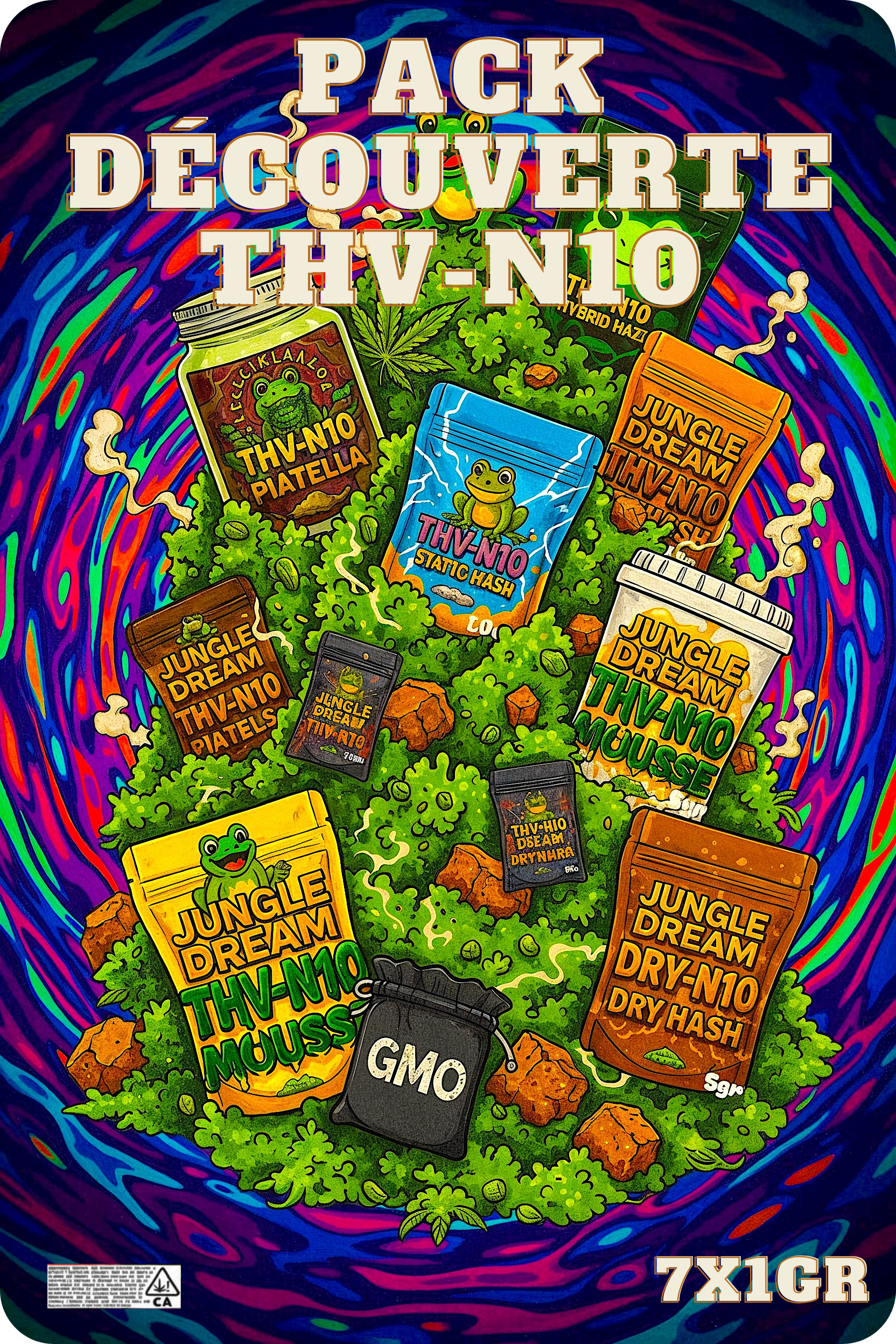 PACK DECOUVERTE THV-N10 7gr