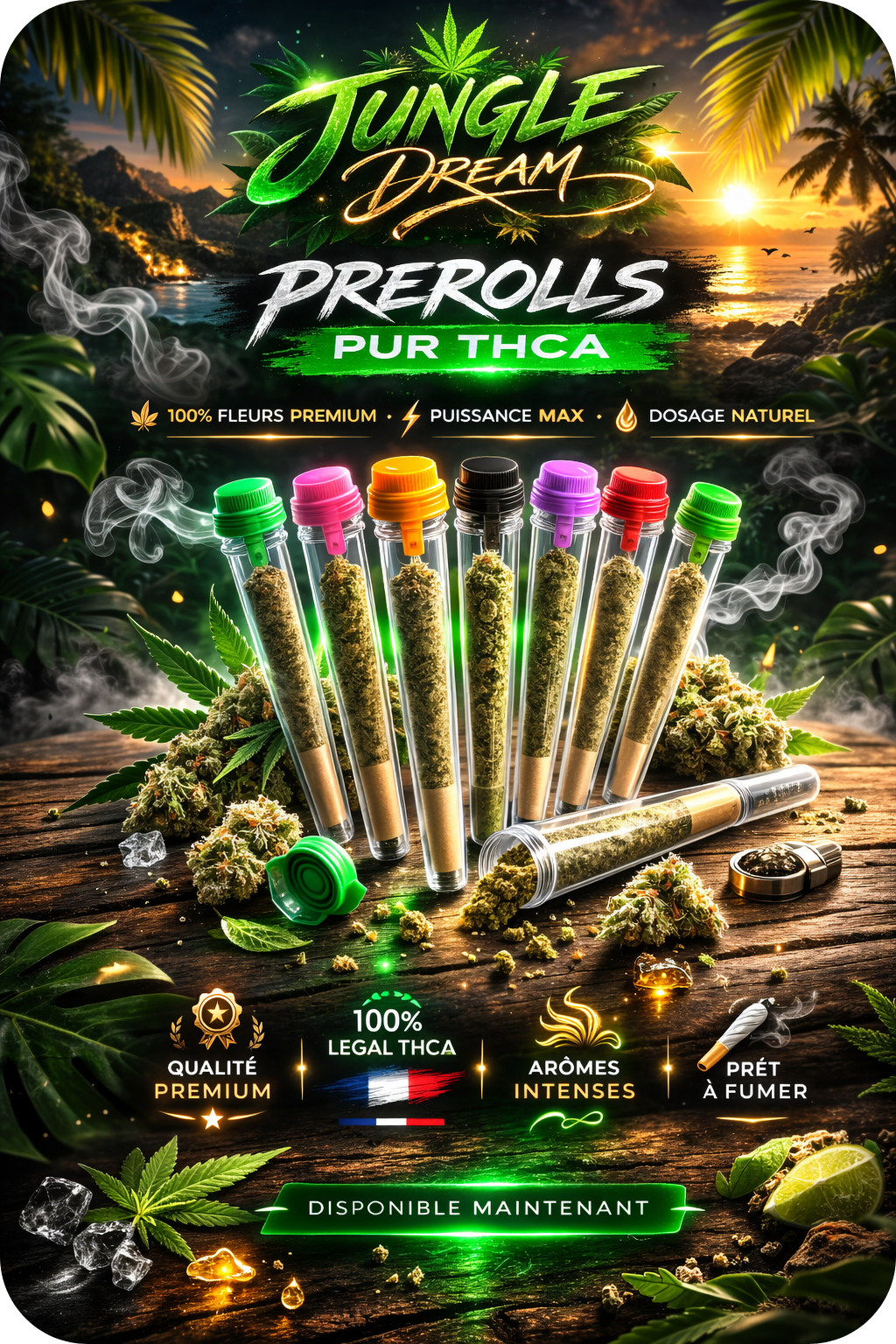 PREROLLS  THCA AAAA+ PUR 1G