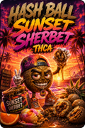 HASH BALL SUNSET SHERBET THCA PREMIUM AAAA+