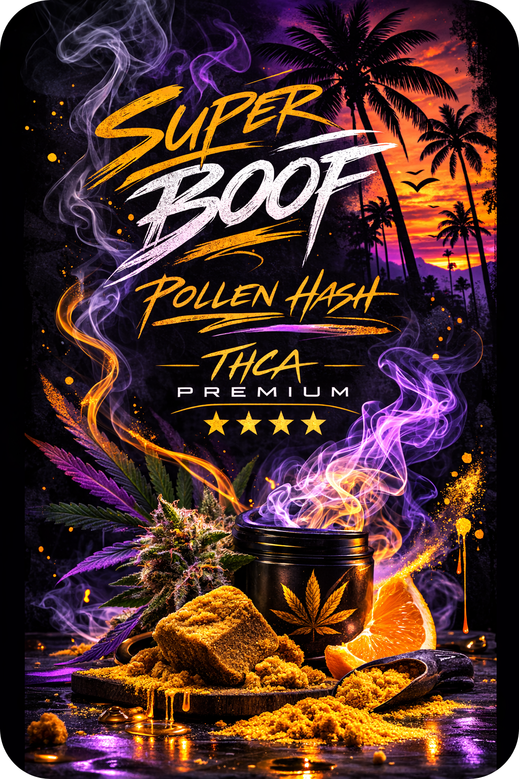 HASH POLLEN THCA PREMIUM SUPER BOOF