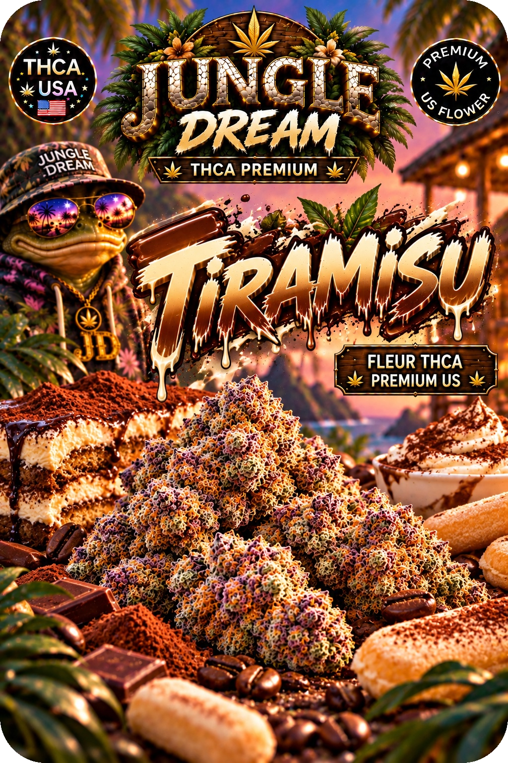Tiramisu Fleurs PREMIUM  THCA AAAA+