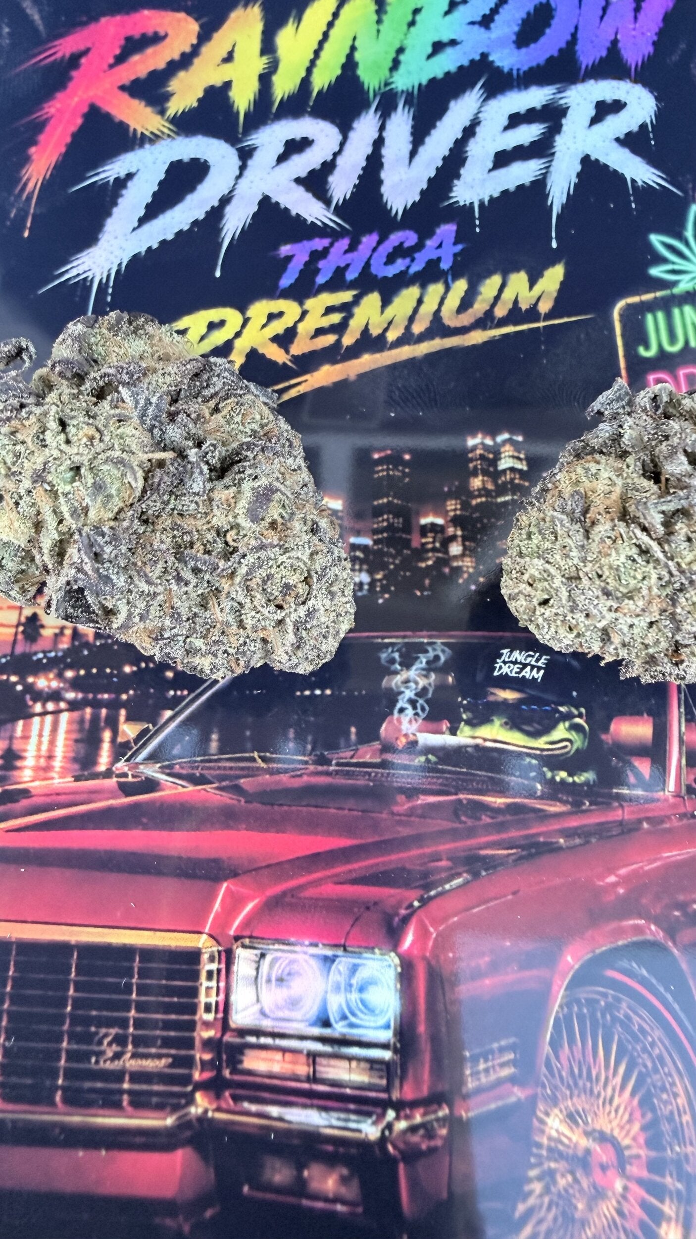 RAINBOW DRIVER FLEURS THCA – PREMIUM AAAA+