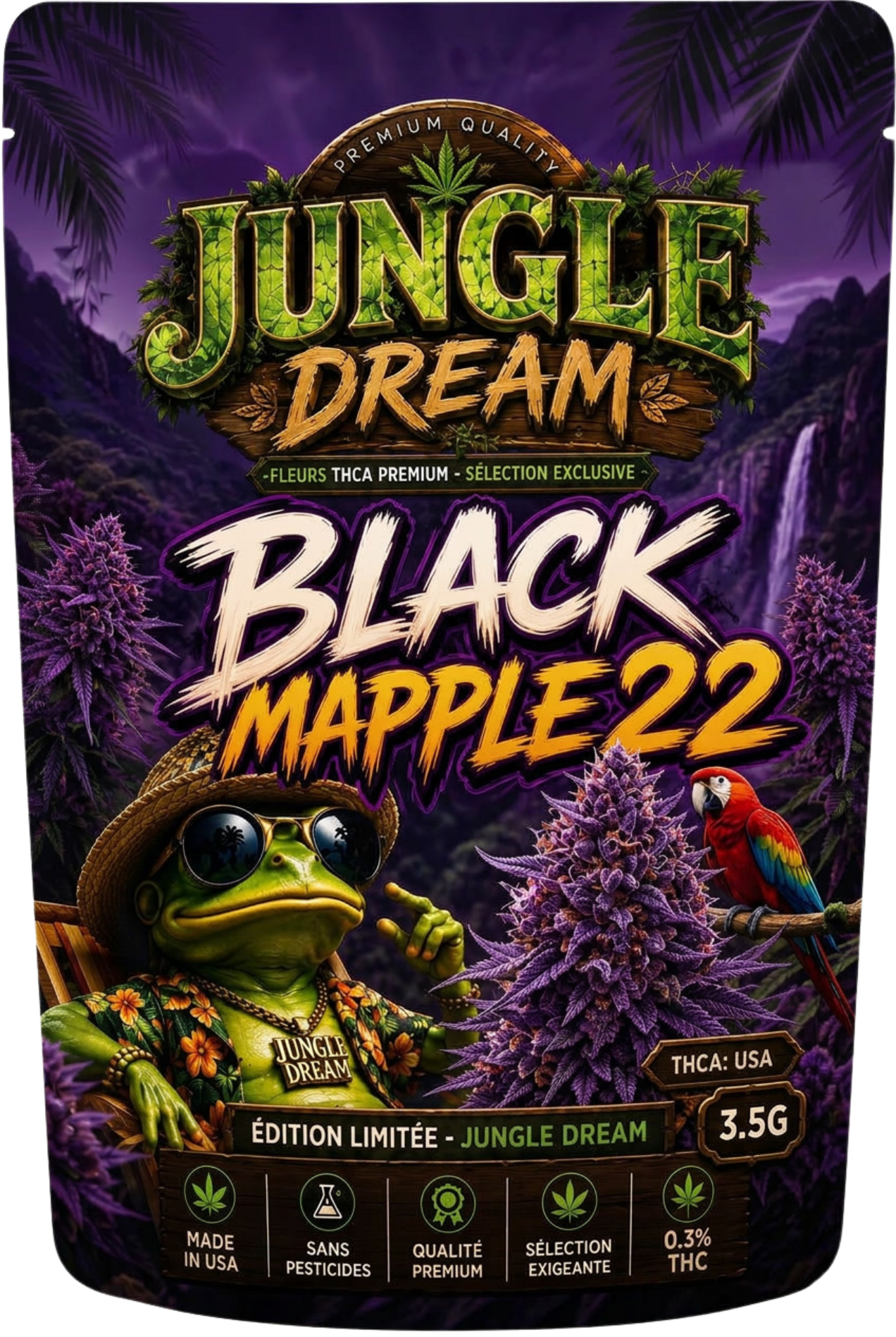 BLACK MAPLE 22 – FLEURS THCA PREMIUM AAAA+