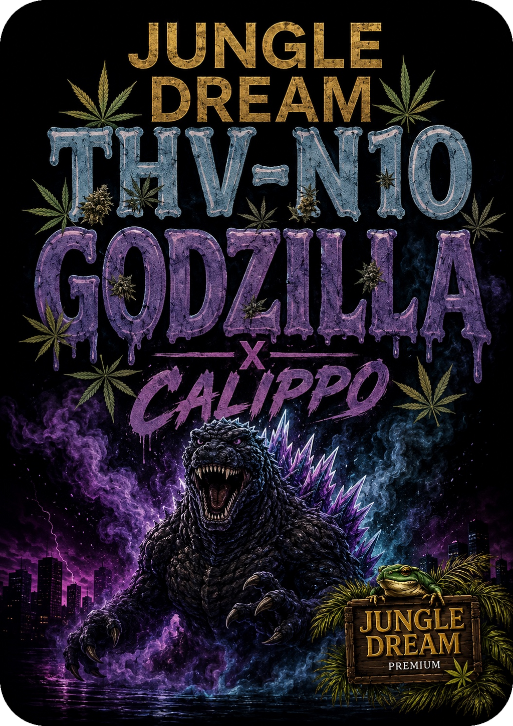 Godzilla × Calippo N10 Premium Citron