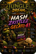 Hash Static Zkittlez × Gelato 41 – THCA Premium AAAA+