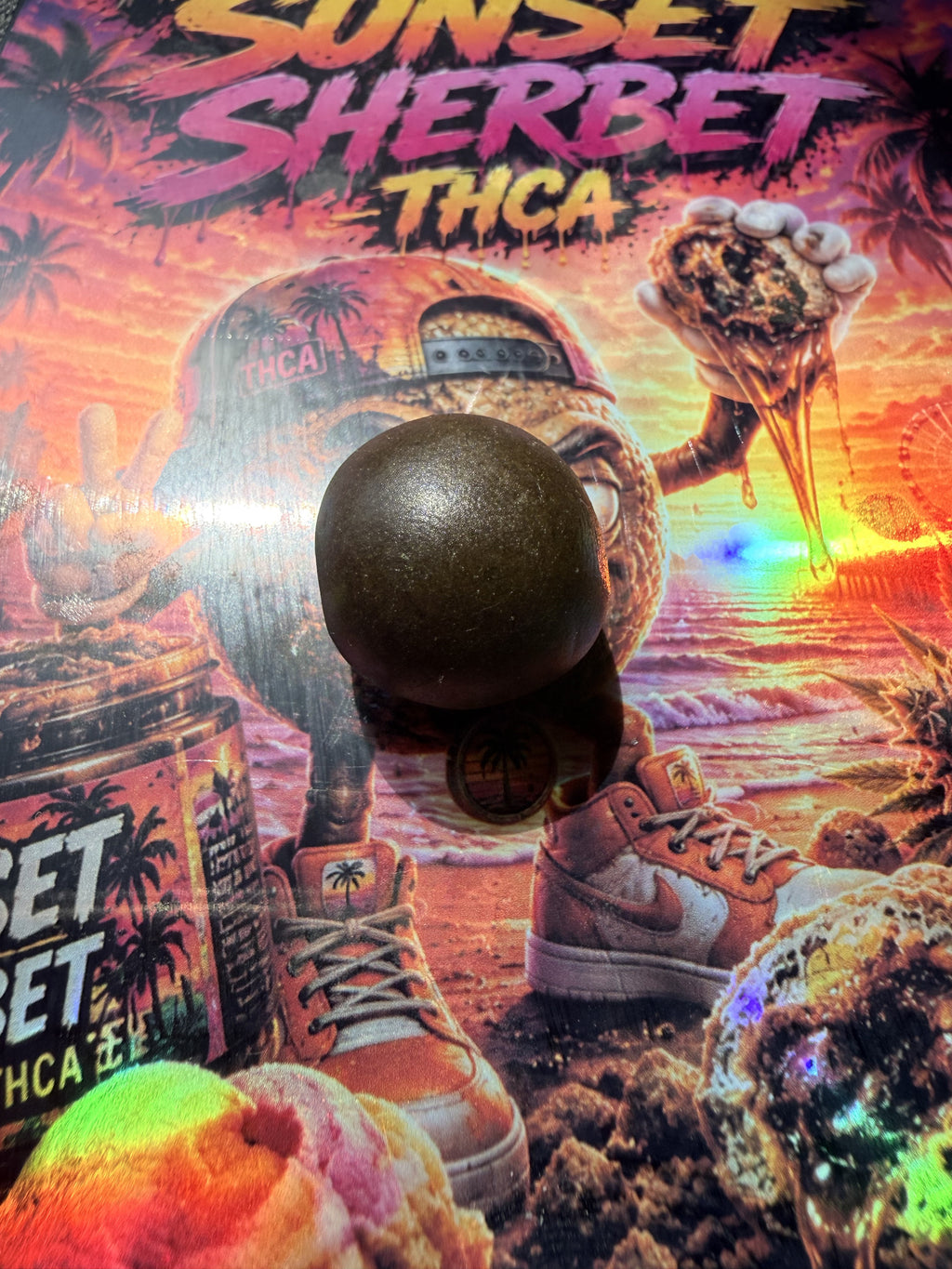 HASH BALL SUNSET SHERBET THCA PREMIUM AAAA+