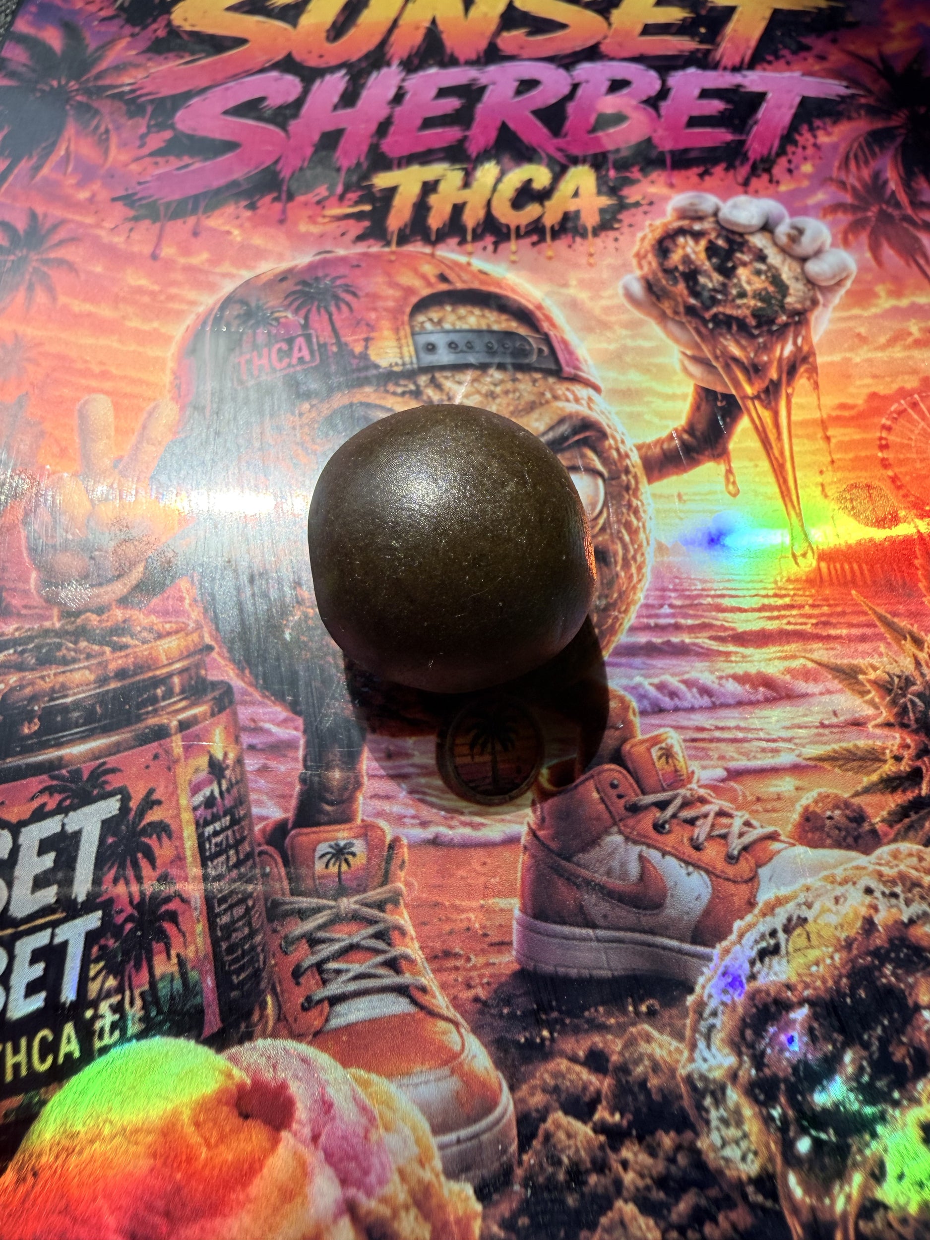 HASH BALL SUNSET SHERBET THCA PREMIUM AAAA+
