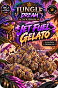 JET FUEL GELATO – FLEURS THCA PREMIUM AAAA+