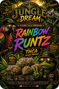 Rainbow Runtz – Fleurs THCA Premium AAAA+