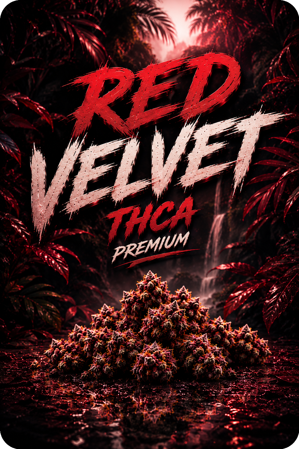 RED VELVET SMALL BUD THCA PREMIUM AAAA+