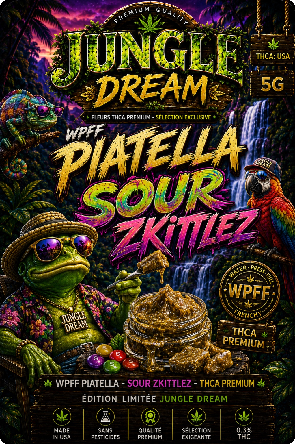HASH PIATELLA WPFF SOUR ZKITTLEZ PREMIUM US AAAA+