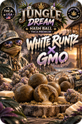 HASH BALL WHITE RUNTZ × GMO – THCA PREMIUM AAAA+